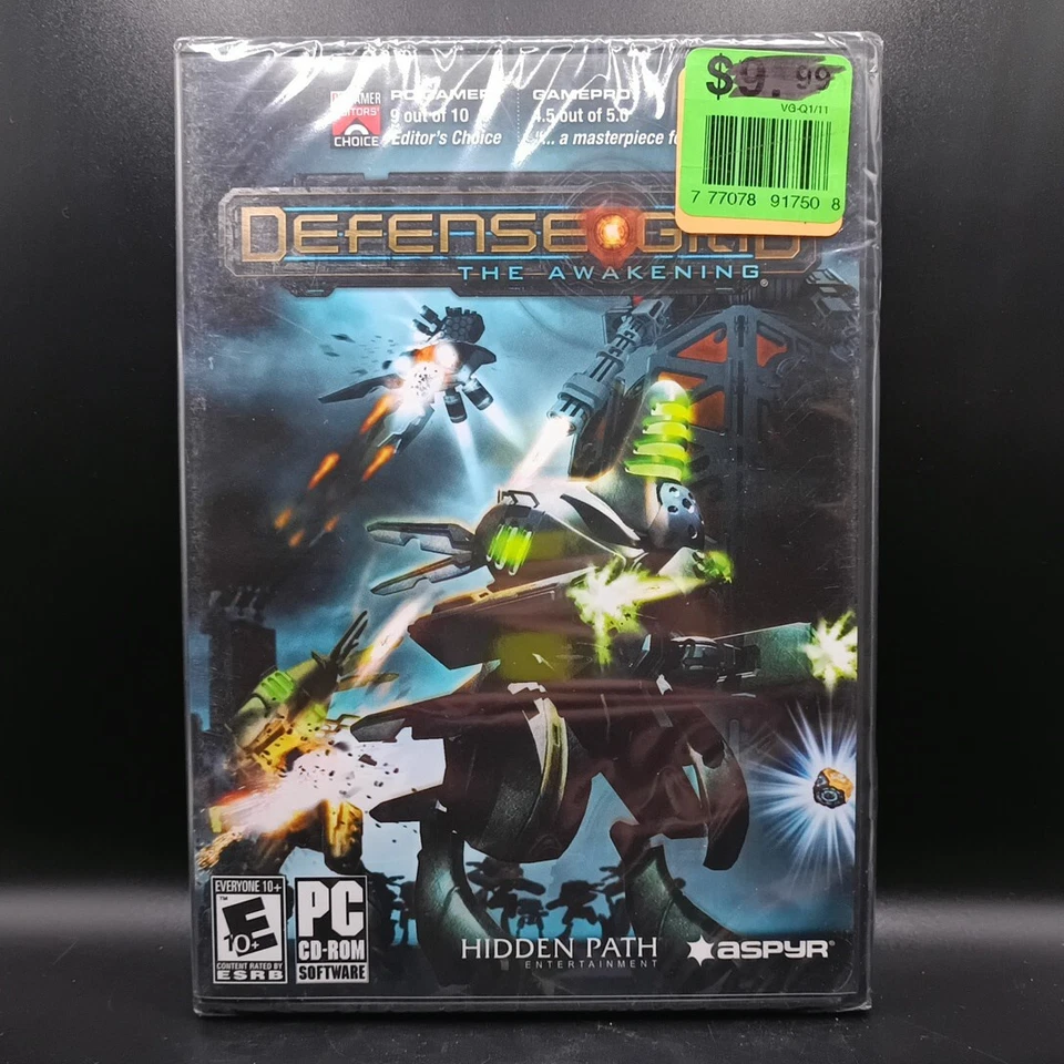 Defense Grid The Awakening PC 2008 Aspyr Tower Combat Puzzle Gane *New Sealed* - Image 1 of 4
