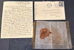 1924 Santa Cruz California Ida McNeal letter 180 Bethany Circle 2ct Harding - Picture 1 of 1