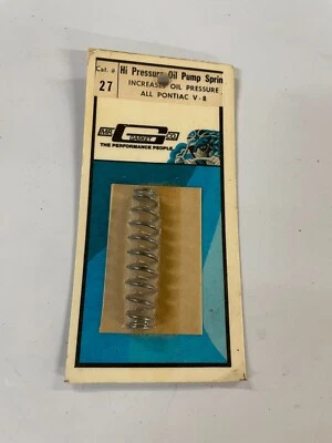 NEW Mr Gasket High Pressure Oil Pump Spring Pontiac V8. #27 Garage Memorabilia - Image 1 of 2