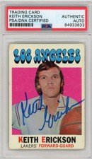 1971 TOPPS KEITH ERICKSON #61 AUTOGRAPHED PSA / DNA CERTIFIED AUTO SIGNED