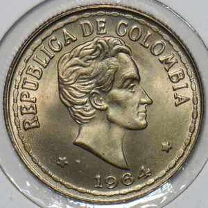 Colombia 1964 20 Centavos Eagle animal 196082 combine shipping - Picture 1 of 2