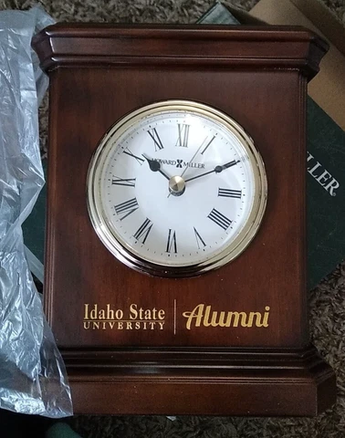 Idaho State University Bengals-Howard Miller Windsor Carriage Clock- 645530 Cover