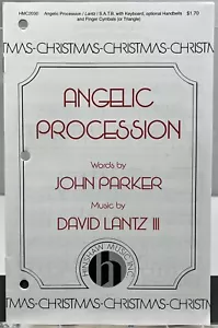 Angelic Procession Parker & Lantz SATB w Keyboard Handbells Hinshaw Sheet Music - Picture 1 of 5
