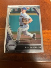 2021 Panini Prizm Draft Picks Ben Casparius Rookie UConn Huskies #PDP162