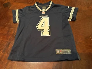 Dallas Cowboys Trikot Jungen 7 LARGE blau Dak Prescott Nike On Field NFL Football - Bild 1 von 4