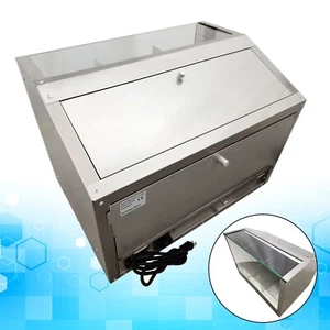 110V LED Light Popcorn Warmer Counter Popcorn Display Cabinet 86-185℉ - Picture 1 of 21