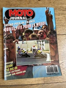 MOTO JOURNAL 903 SUZUKI DR 750 BIG ; NORTON WANKEL ; Grand Prix de France 1989 - Picture 1 of 2