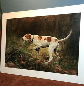 On Point by Charles Frace Pointer Red Tick signed/numbered Limited Edition Print - Picture 1 of 9