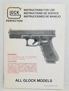 Instruction Manual Book For All Glock Gun Models 8/99 Rev - Picture 1 of 8