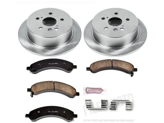 Kit de pastillas de freno trasero y rotor 25KMRM34 para Toyota Highlander 2004 2005 2006 2007 Foto 1 de 1