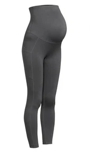 Destination Maternity Seamless Active Maternity Leggings Women's Size 2X Gray - Picture 1 of 4