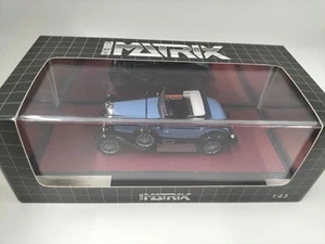 MATRIX 1/43 Scale Mercedes-Benz 630K Sport Cabriolet 1927 Blue Very Nice - Picture 1 of 5