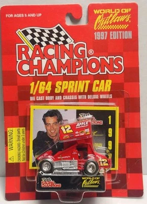 1997 Racing Champions World Of Outlaws Keith Kauffman #12 Apple Chevrolet Sprint - Image 1 of 4