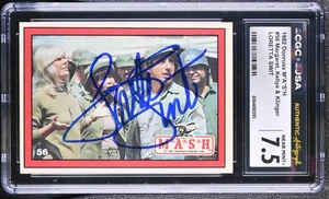 1982 Donruss M*A*S*H #56 Margaret - Loretta Swit JSA AU CGC 7.5 - Picture 1 of 2