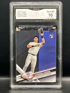 Carta Rookie 2017 Topps Chrome AARON Richter! Gemma MT 10 GMA New York Yankees A - Foto 1 di 2
