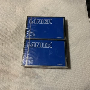 Lot Of 2 New Lanier Business C-60 Dictation Tape-Pak Cassettes LBP #191-0160 - Picture 1 of 4