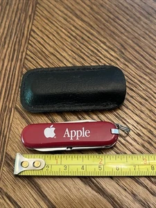 Vintage (1998-2000) Apple Computer Pocket Knife With Leather Case FREE SHIPPING - Picture 1 of 8