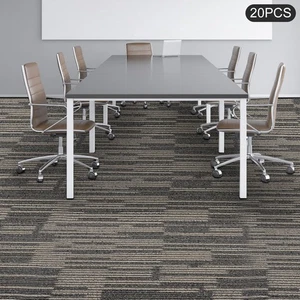 20pcs Square Carpets 20x20" Commercial Carpet Reusable Floor Tile Washable Mats - Picture 1 of 17