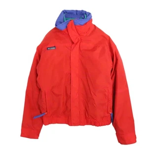 Vintage Columbia Bomberjacke Größe L rot Fleece gefüttert - Bild 1 von 7