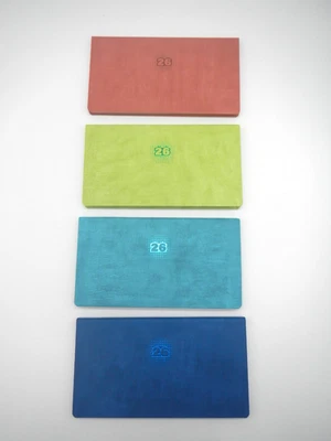 LETTS CANGINI&FILIPPI: AGENDA 2026 SETT.LE ORIZZ.LE I80TF 8x15cm "WALL" VARI COLORI