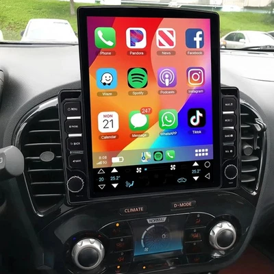 For 2010-2014 Nissan Juke 9.7" Car Stereo Radio Android 15 Carplay GPS +Camera - Imagem 1 de 4