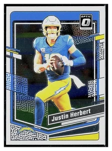 2023 Donruss Optic #104 Justin Herbert Los Angeles Chargers - Picture 1 of 2