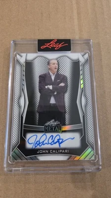 2025 Leaf Metal Authentics John Calipari Auto /8 - LEGENDARY Kentucky Coach - Image 1 of 4