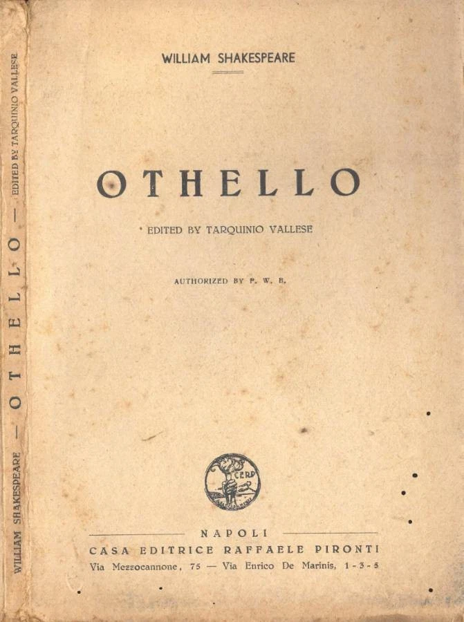 Othello. . William Shakespeare. S.D.. . - Immagine 1 di 1