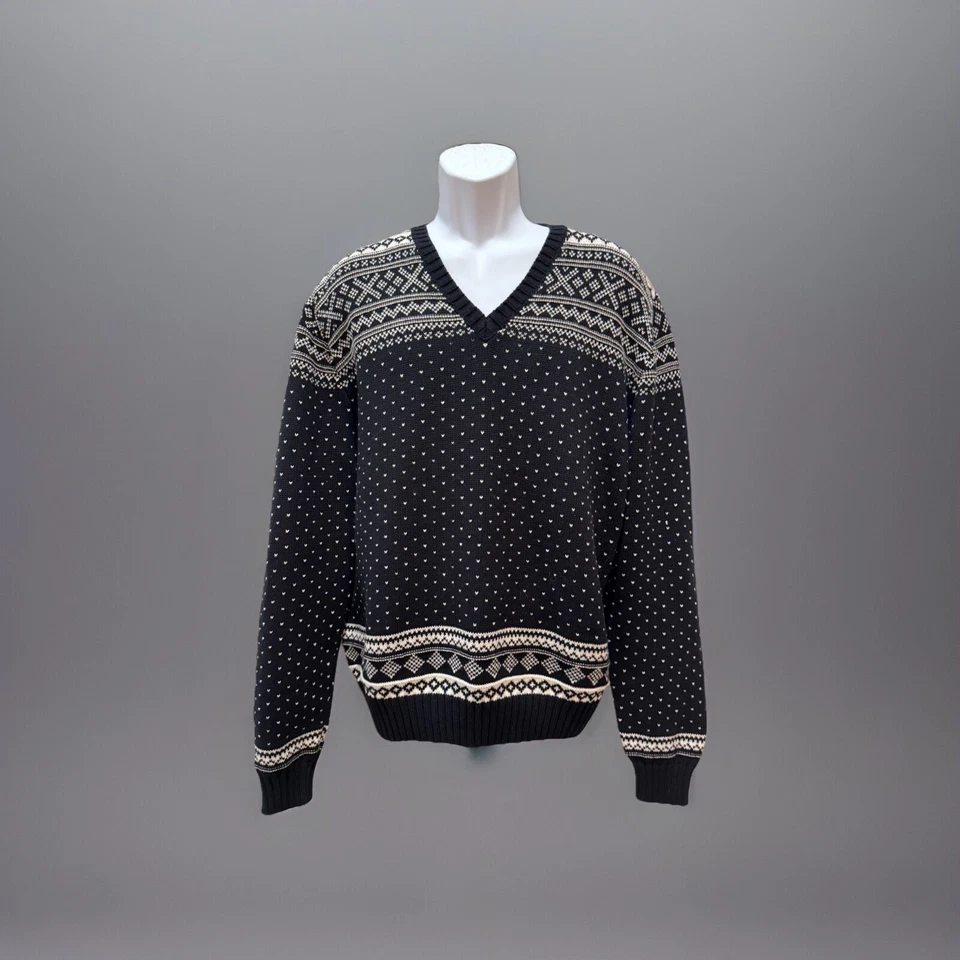 Ralph Lauren American Living Suéter de Esquí para Hombres X-Grande Verde Navidad Acogedora Cabaña Foto 1 de 4