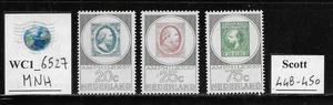 WC1_6527. NETHERLANDS. 1967 AMSTERDAM AMPHILEX set. Scott 448-450. MNH - Picture 1 of 1