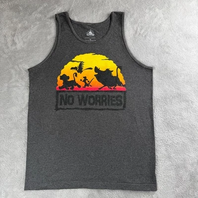 Camiseta sin mangas Disney Animal Kingdom El Rey León No Worries para hombre M Foto 1 de 4