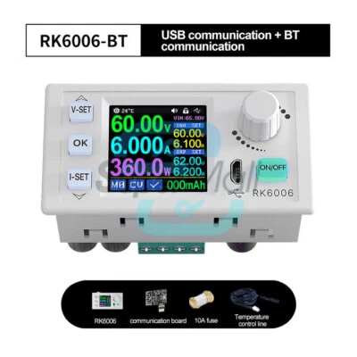 RK6006 60V 6A Adjustable DC Regulated Power Supply Step Down Buck Converter - Bild 1 von 4