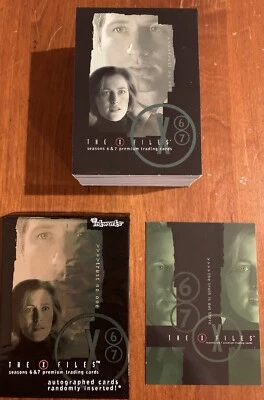 2001 InkWorks🔥The X-FILES Seasons 6 & 7 Complete 90 Card Set w/Wrapper & Promo - Image 1 of 4