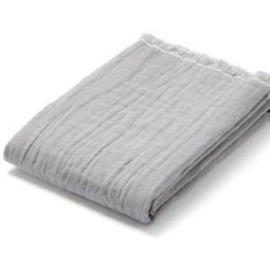 Muji Gauze Bath Towel 4-layer 100% Organic Cotton Gray 60 x 120cm Newfrom Japan - Picture 1 of 5