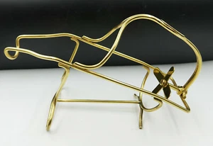 Art Deco French Christofle Gold Vermeil Barware Bottle Holder Wine Pourer Server - Picture 1 of 8