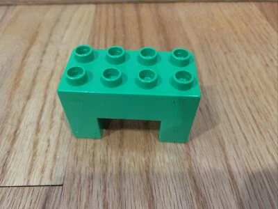 Lego Duplo Bridge Soporte de Pista - Ladrillo 6394 Verde (2 Ladrillos) Foto 1 de 4