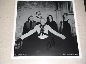 DISTURBED DAVE AND JOHN SIGNED SICKNESS ALBUM FLAT 25TH ANNIVERSARY - Imagen 1 de 1