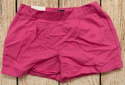 Girls Sz XL Linen Shorts Rose Violet Pockets NWT GAP Kids - 349051 - Image 1 of 2