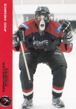 MENACE - MASCOT, MANCHESTER PHOENIX, RARE 2003-04 CARDTRADERS EIHL CARD.