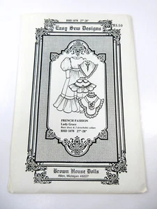 Brown House Dolls Easy Sew Designs Clothing Patterns - Full, Unused, Uncut - NEW - Picture 1 of 177