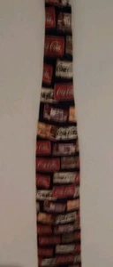 COCA COLA Silk Necktie Coke Signs New from 1990's never worn - Bild 1 von 1