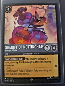 Sheriff of Nottingham Non-Foil - Super Rare - Disney Lorcana - Into the Inklands - Picture 1 of 1