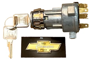 1968 CAMARO FIREB IGNITION SWITCH KIT W/ BEZEL CYL & KEYS NEW ALSO OTHERS #M10K - Picture 1 of 7