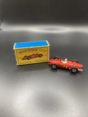 MATCHBOX LESNEY MOKO FERRARI #73 FERRARI COCHE DE CARRERAS COMO NUEVO CON CAJA COMO NUEVA. Foto 1 de 3