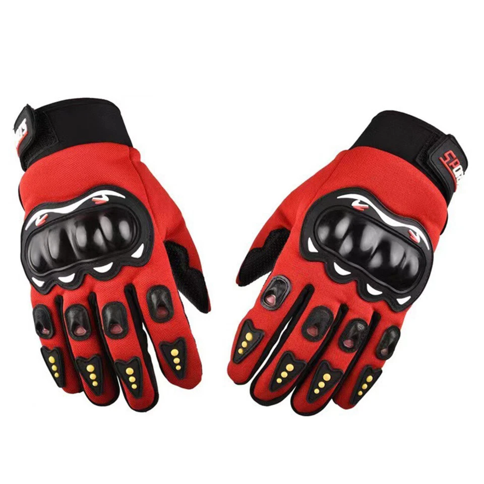 Motorcycle Gloves Durable Breathable Flexible Touch Screen Racing Motorbike - Image 1 of 4