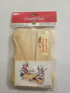 Campbells Soup Kids Doll Wooden Display Stand Electronic Music Box Crafts Kit - Picture 1 of 2