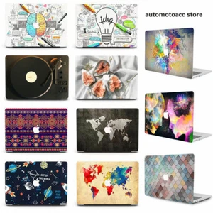 Color Pattern Technological Cover For Macbook M4 Air 13 15 Pro 14 16 11 12 inch - Picture 1 of 47