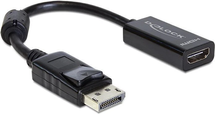 Adapterkabel Delock Adapter Displayport 1.1 Stecker > HDMI Buchse            - Bild 1 von 1