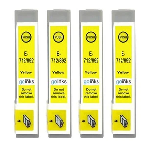 4 Giallo Cartucce d'inchiostro per Epson Stylus S20 S21 SX210 SX410 DX400 DX6050 - Bild 1 von 7