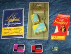 KONVOLUT LANDFRIED Heidelberg 3x Werbetafel 3x Tabaksdose 30er 50er 60er Jahre